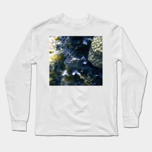 Midnight Blue Christmas Tree Worm Long Sleeve T-Shirt